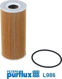 Purflux L986 - Filtro olio www.autoricambi360.it