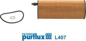 Purflux L407 - Filtro olio www.autoricambi360.it