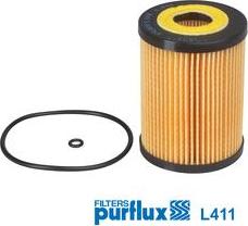 Purflux L411 - Filtro olio www.autoricambi360.it