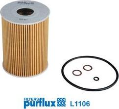 Purflux L1106 - Filtro olio www.autoricambi360.it