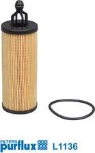 Purflux L1136 - Filtro olio www.autoricambi360.it