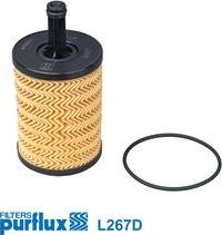 Purflux L267D - Filtro olio www.autoricambi360.it