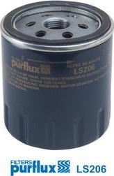 Purflux LS206 - Filtro olio www.autoricambi360.it