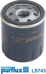 Purflux LS743 - Filtro olio www.autoricambi360.it