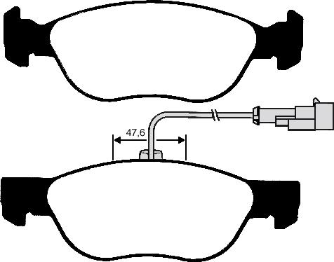 Cifam 822-082-1 - Kit pastiglie freno, Freno a disco www.autoricambi360.it