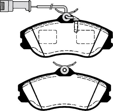BENDIX 510935 - Kit pastiglie freno, Freno a disco www.autoricambi360.it