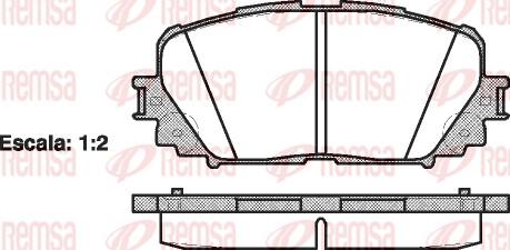 Samko 5SP1333 - Kit pastiglie freno, Freno a disco www.autoricambi360.it