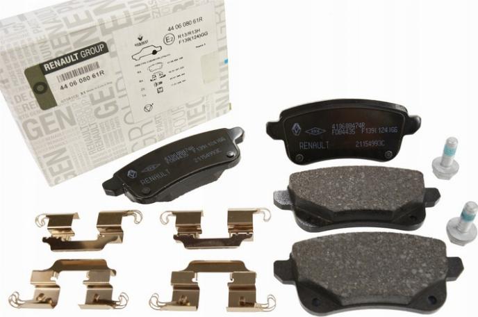 RENAULT 440608061R - Kit pastiglie freno, Freno a disco www.autoricambi360.it