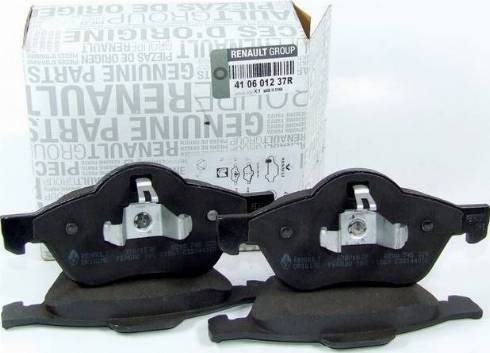RENAULT 410601237R - Kit pastiglie freno, Freno a disco www.autoricambi360.it