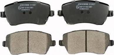 RENAULT 86 71 016 692 - Kit pastiglie freno, Freno a disco www.autoricambi360.it