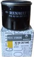 RENAULT 82 00 257 642 - Filtro olio www.autoricambi360.it