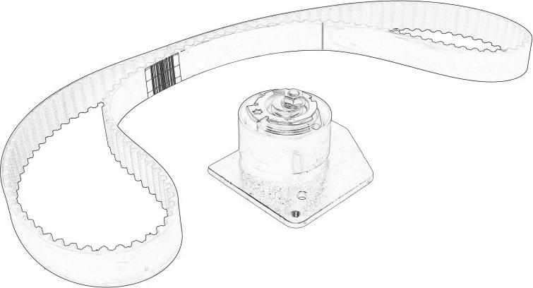 RENAULT 8201038625 - Kit cinghie dentate www.autoricambi360.it