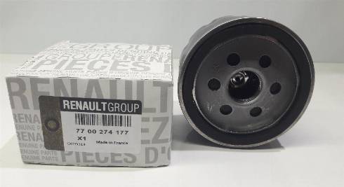 RENAULT 7700274177 - Filtro olio www.autoricambi360.it