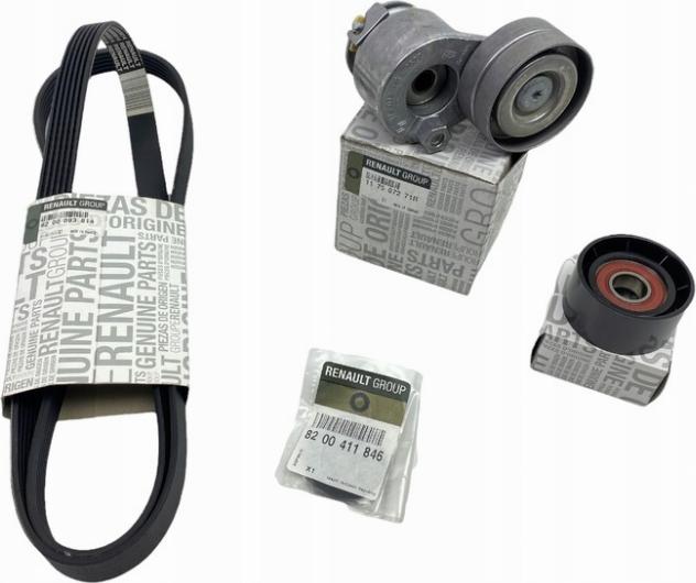 RENAULT 7701477511 - Kit Cinghie Poly-V www.autoricambi360.it