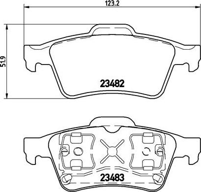 RENAULT 7701207996 - Kit pastiglie freno, Freno a disco www.autoricambi360.it