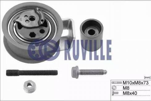 Ruville 5549450 - Kit di rulli, Cinghia dentata www.autoricambi360.it