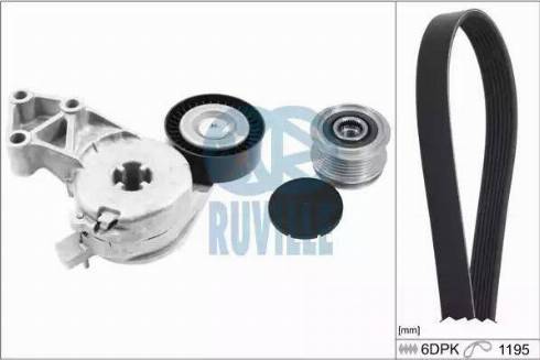 Ruville 5544480 - Kit Cinghie Poly-V www.autoricambi360.it
