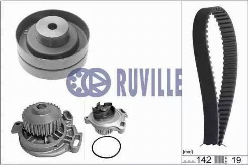 Ruville 55403701 - Pompa acqua + Kit cinghie dentate www.autoricambi360.it