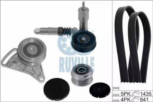 Ruville 5548081 - Kit Cinghie Poly-V www.autoricambi360.it