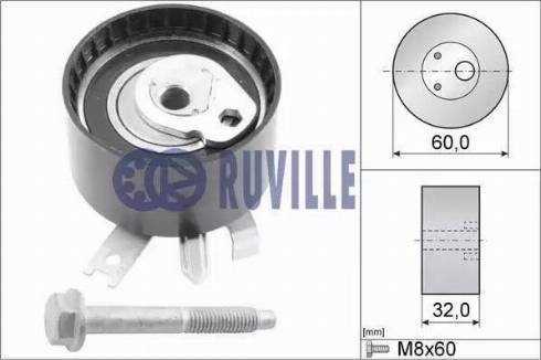 Ruville 55581 - Rullo tenditore, Cinghia dentata www.autoricambi360.it