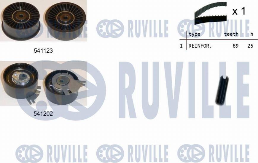 Ruville 550118 - Kit cinghie dentate www.autoricambi360.it