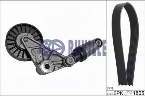 Ruville 5532885 - Kit Cinghie Poly-V www.autoricambi360.it