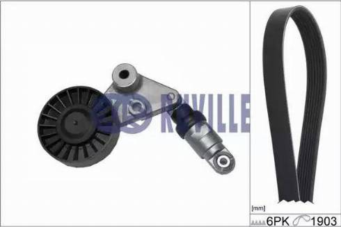 Ruville 5532888 - Kit Cinghie Poly-V www.autoricambi360.it