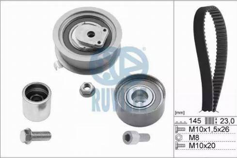 Ruville 5576970 - Kit cinghie dentate www.autoricambi360.it