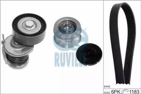Ruville 5577680 - Kit Cinghie Poly-V www.autoricambi360.it