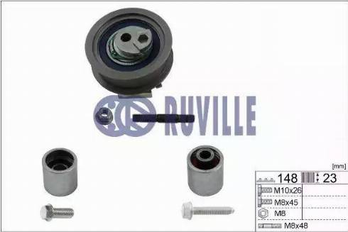 Ruville 5577250 - Kit di rulli, Cinghia dentata www.autoricambi360.it
