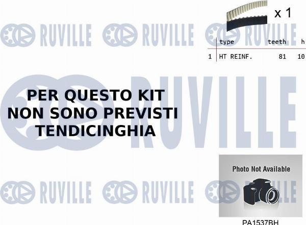 Ruville 55B0045 - Pompa acqua + Kit cinghie dentate www.autoricambi360.it