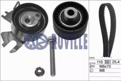 Ruville 5665870 - Kit cinghie dentate www.autoricambi360.it