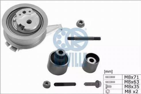 Ruville 5639050 - Kit di rulli, Cinghia dentata www.autoricambi360.it