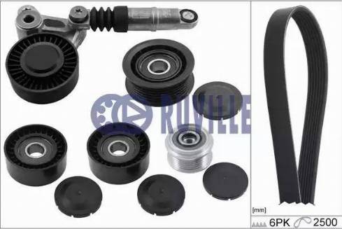 Ruville 5635884 - Kit Cinghie Poly-V www.autoricambi360.it