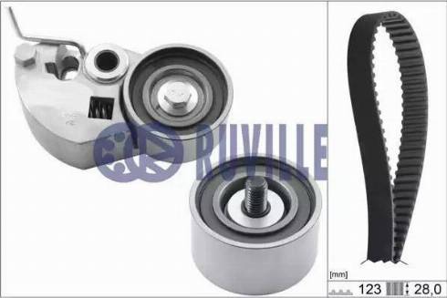 Ruville 5843270 - Kit cinghie dentate www.autoricambi360.it
