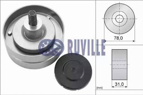Ruville 58867 - Galoppino / Guidacinghia, Cinghia Poly-V www.autoricambi360.it