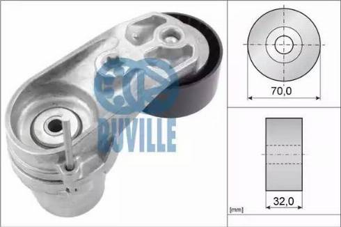Ruville 57603 - Tendicinghia, Cinghia Poly-V www.autoricambi360.it