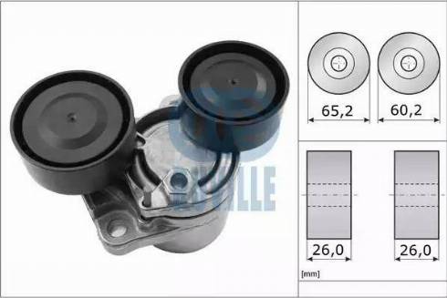 Ruville 57613 - Tendicinghia, Cinghia Poly-V www.autoricambi360.it