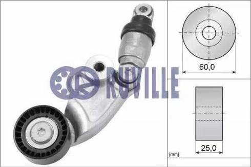 Ruville 57060 - Tendicinghia, Cinghia Poly-V www.autoricambi360.it