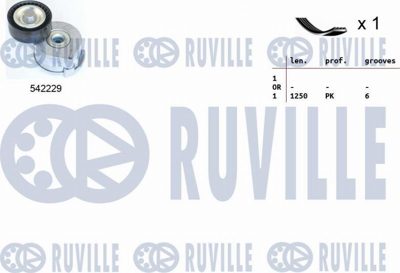 Ruville 570193 - Kit Cinghie Poly-V www.autoricambi360.it