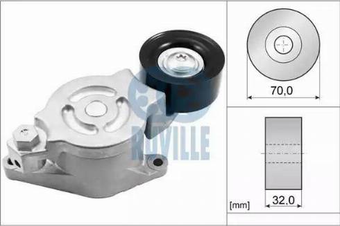 Ruville 57084 - Tendicinghia, Cinghia Poly-V www.autoricambi360.it