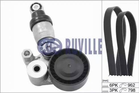 Ruville 5708680 - Kit Cinghie Poly-V www.autoricambi360.it