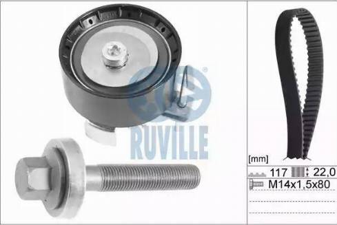 Ruville 5711870 - Kit cinghie dentate www.autoricambi360.it