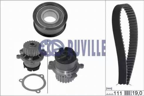 Ruville 57201701 - Pompa acqua + Kit cinghie dentate www.autoricambi360.it