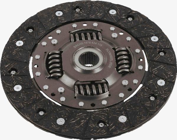 SACHS 1878 634 119 - Disco frizione www.autoricambi360.it