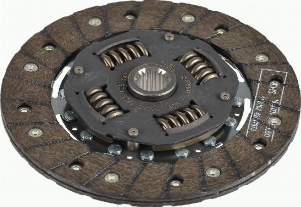 SACHS 1878 006 443 - Disco frizione www.autoricambi360.it