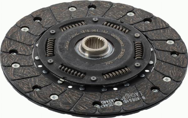 SACHS 1878 001 193 - Disco frizione www.autoricambi360.it