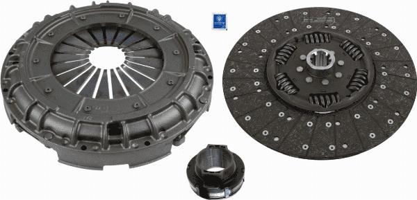 SACHS 3400 124 601 - Kit frizione www.autoricambi360.it