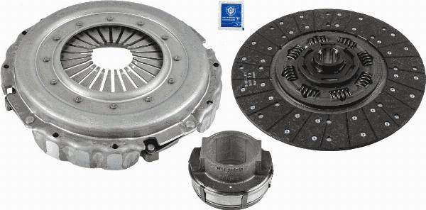 SACHS 3400 700 490 - Kit frizione www.autoricambi360.it