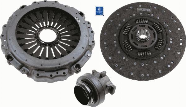 SACHS 3400 700 467 - Kit frizione www.autoricambi360.it